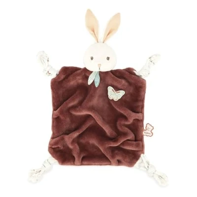 Image of Kaloo Plume 26 cm Cinnamon Rabbit Comforter Baby’s Ultra Soft Toy Develops Sense of Touch Lovely Customisable Gift Box 0 Months +, K214005