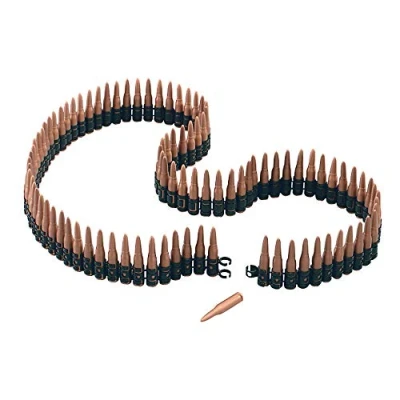 Image of Bristol Novelty BA527 Long Plastic Bullet Belt, Mens, One Size