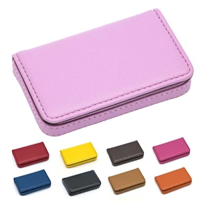 Image of padike Business Card Holders, Holder Wallet Credit ID Case/Holder Keep Your Cards Clean (Pink)