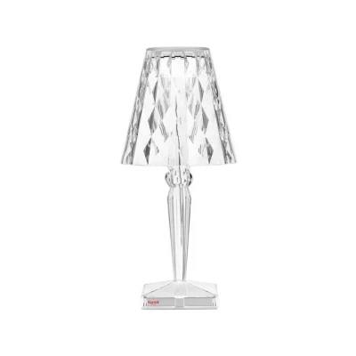 Image of Kartell Big Battery Table Lamp Crystal
