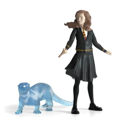 Image of schleich 42681 Hermione Granger &amp; Patronus, from 6 years WIZARDING WORLD Figurine, 16 x 11 18 cm