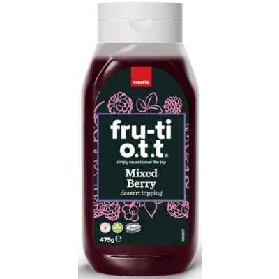 Image of Macphie fru ti o.t.t® Mixed Berry Dessert Topping, 475g (Single)