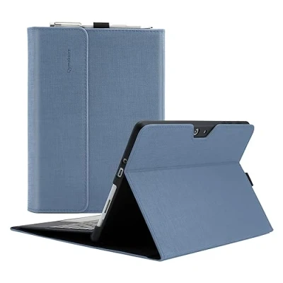 Image of Protective Case for Surface Go 4 2023 /Go 3 2021 2 2020 /Surface 2018,Multiple Angle Viewing Cover,Work with Type Cover Keyboard and Slim Pen 2,for Business,Working,Study