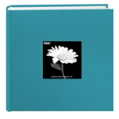 Image of Pioneer Photo Albums Holds 200 Photos, Turquoise Blue, 4&quot; x 6&quot;