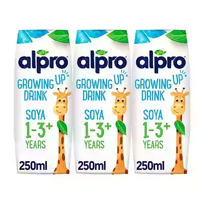 Image of Alpro Soya Growing Up Drink 1 3+ Years Multipack 3x250ml