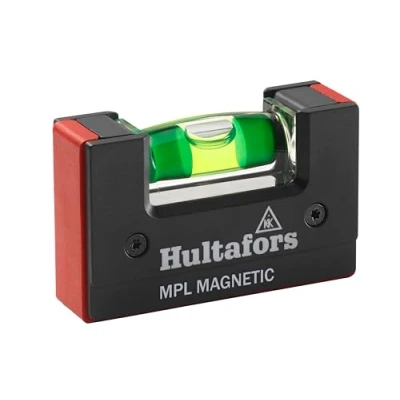 Image of Hultafors Tools 401313 Mini Pocket Level MPL Magnetic, Schwarz
