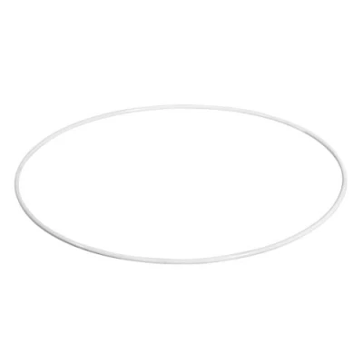 Image of Rayher Coated Metal Ring for Wedding Crafts and Wreath Making, Large Hoop with a Diameter of 40cm Dream Catcher Macrame, white, 2505600