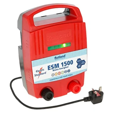 Image of Rutland Essentials ESM 1500 Mains Energiser (1.5J),Red