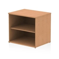 Image of Impulse 600mm Deep Desk High Bookcase Oak