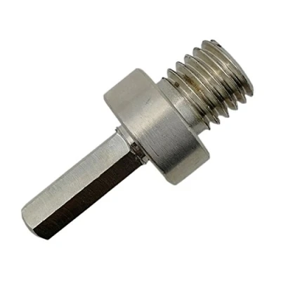 Image of SHDIATOOL Adapter 5/8&quot; 11 Male Thread to 3/8&quot; Hexagon Shank Connection Converter for Drill Core Bit Grinding Disc