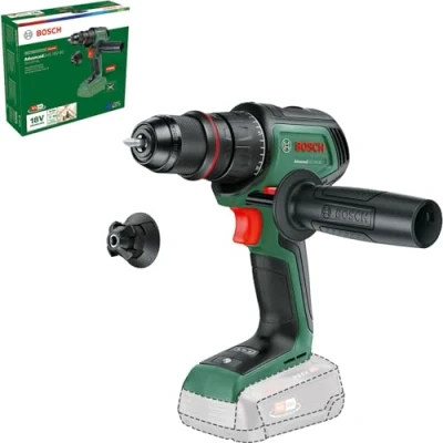 Image of Bosch Cordless Drill Driver AdvancedDrill 18V 80 QuickSnap (for Drilling and Screwdriving; System; Brushless Motor; 78 Nm; 13 mm Metal Chuck; Magnetic Cap; Without Battery)