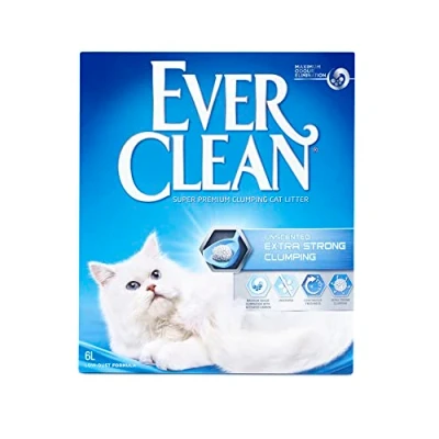 Image of Ever Clean Extra Strong Clumping Unscented Cat Litter, 6 Litre