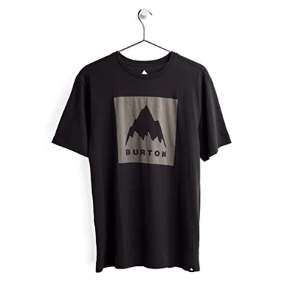 Image of Burton Men&#039;s Classic Mountain High T Shirt, True Black, XS