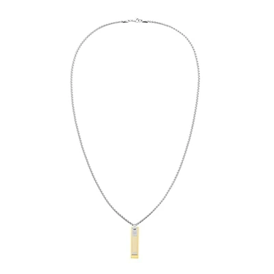 Image of Tommy Hilfiger Jewelry Men&#039;s Stainless Steel Pendant Necklace 2790351