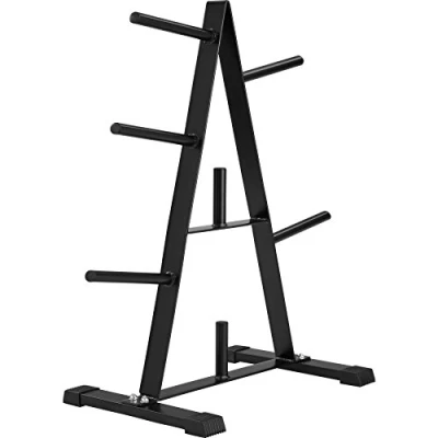 Image of TecTake Weight disc tree with 7 holders holder diameter 25 mm Load capacity 200 kg