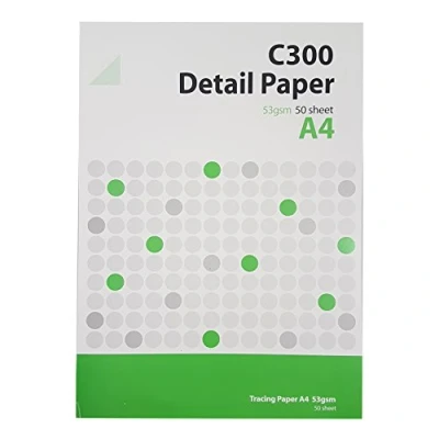Image of West C300 53 GSM A4 50 Sheets Technical Detail Paper