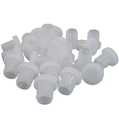 Image of Plastic Wine Bottle Corks / Stoppers Pack Of 24