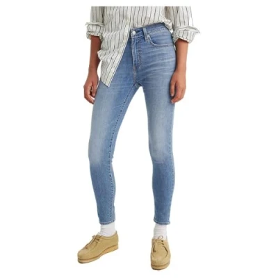 Image of Levi&#039;s Women&#039;s 721 High Rise Skinny Light Indigo Worn in, Making Waves, 28W x 30L