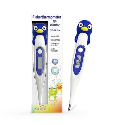 Image of Scala Digital Fever Thermometer SC 44 Flex, Speed 10 Sec Penguin