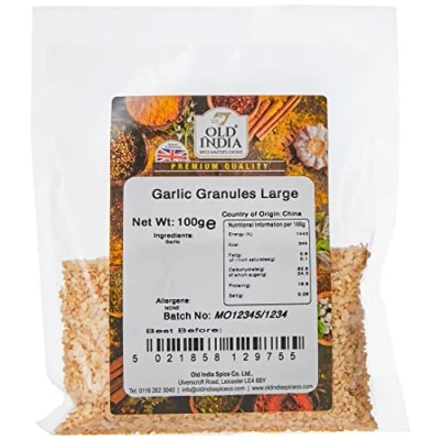 Image of Old India Garlic Granules Large 100g