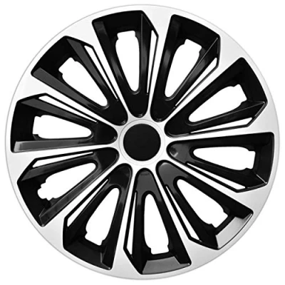 Image of Centurion Wheel Trim Extra Strong White / Black 15 Inch Set of 4