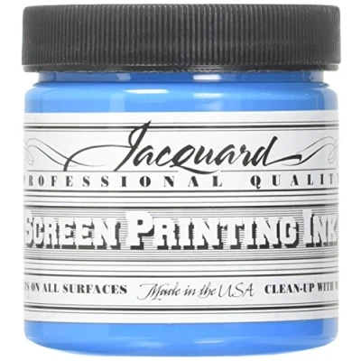 Image of Jacquard Screen Printing Ink, Sky Blue, 4 oz