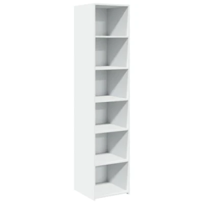 Image of vidaXL Highboard White 40x41x185 cm Engineered Wood