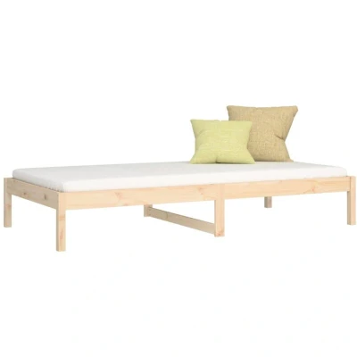 Image of vidaXL Day Bed without Mattress 90x190 cm Single Solid Wood Pine