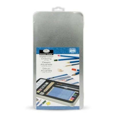 Image of Royal &amp; Langnickel Large Tin Water Colour Drawing Art Set