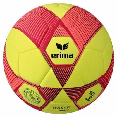 Image of Erima Hybrid Indoor Football Yellow/Red 4