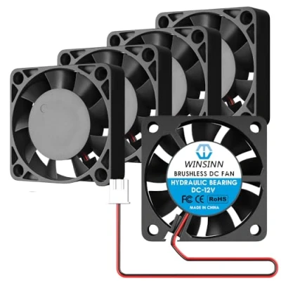 Image of WINSINN 40mm Fan 12V Hydraulic Bearing Brushless 4010 40x10mm High Speed (Pack of 5Pcs)