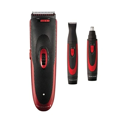Image of Remington The Works&#039; Hair Clipper Kit Includes Clippers; Precision Trimmer with Stubble Comb; Nose and Ear HC905