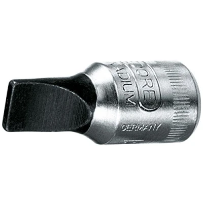 Image of Gedore Screwdriver bit socket 1/4&quot; 5,5x1 mm