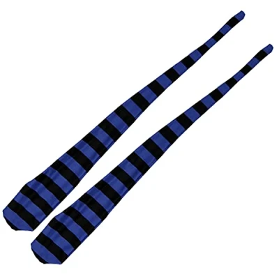 Image of Cascade Juggling Poi Socks Stretchy Trainer Sock Ideal For All Levels (Blue and Black)