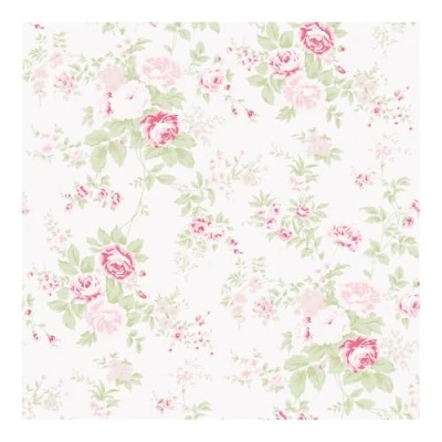 Image of Graham &amp; Brown Shabby Chic by Rachel Ashwell Wild Flower Pink Floral Wallpaper