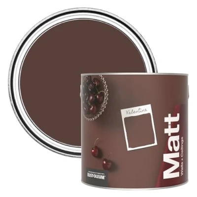 Image of Rust Oleum Colours Matt Emulsion Wall and Ceiling Paint Valentina 2.5L