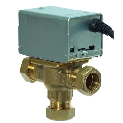 Image of Honeywell Home V4044C Motorised Diverter Valve 22mm V4044C1288/U