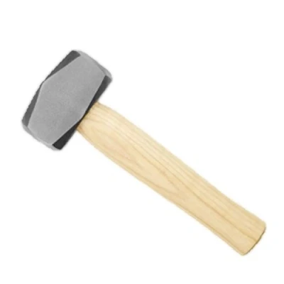 Image of Footprint 2.5lb Heavy Duty Hardened Steel Face &amp; Hickory Handle Club Lump Hammer