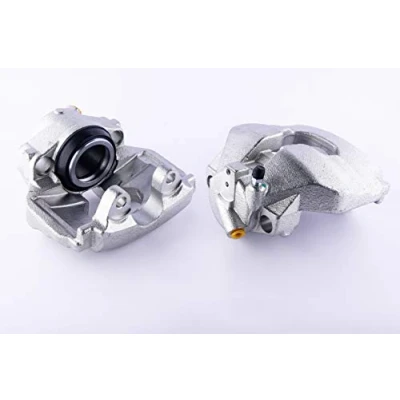Image of 7H0615124A, 7H0615124C, 7L6615124F Brake caliper HELLA 8AN 355 793 281 Grey Cast Iron without holder VOLKSWAGEN: Transporter 5, 5