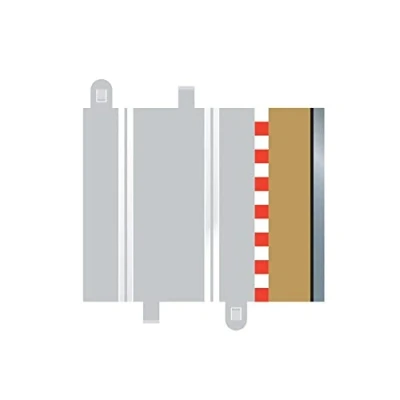 Image of Scalextric C8223 Half Straight Border/Barrier 1:32 Scale Accessory