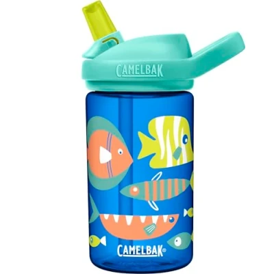 Image of CAMELBAK Eddy+ Kids Everyday Water Bottle Strong Drop proof Design BPA Free Leak Dishwasher Safe 400ml