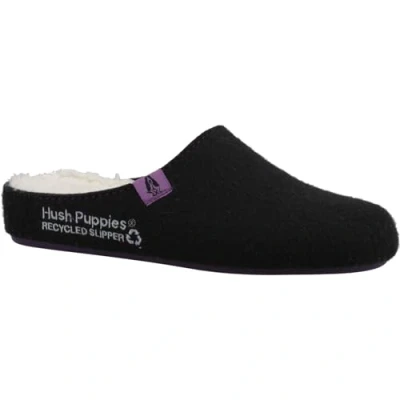 Image of Hush Puppies Women&#039;s Good Slipper, Black, 3 UK