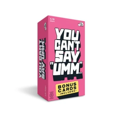 Image of You Can&#039;t Say UMM: A Party Game for Family and Adults, Fast Paced Word Game, Must Have Night, Bonus Content Included