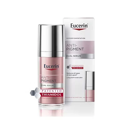 Image of Eucerin Anti Pigment Dual Face Serum for Pigmentation &amp; Dark Spots with Thiamidol Hyaluronic Acid 30ml