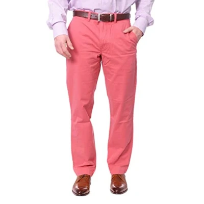 Image of Polo Ralph Lauren Men&#039;s Straight Fit Flat Front Stretch Twill Chino Pants NR 34WX30L