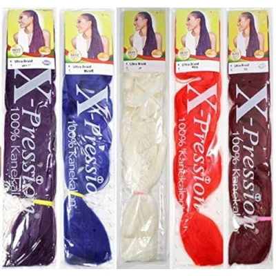 Image of X PRESSION (Xpression) Ultra Hair Braid (Braiding) Extension Choice of Colours (Violet)