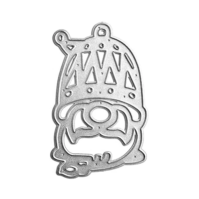 Image of Metal Die Christmas Gnomes Stencil Cutting Dies For Card Making Scrapbooking Paper Craft Template