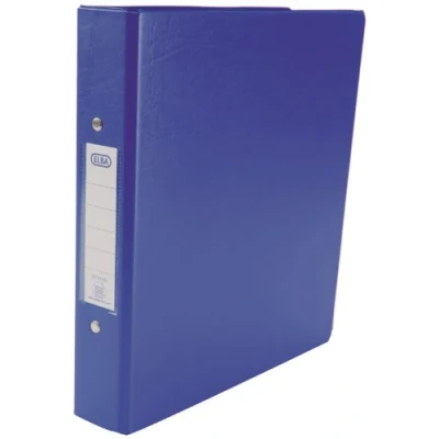 Image of Emgee Ring Binders Heavyweight PVC 2 O Size 25mm A5 Blue Ref 500202 [Pack of 10]