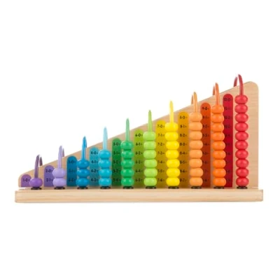 Image of Melissa &amp; Doug Add Subtract Abacus Developmental Toy Motor Skills 3+ Gift for Boy or Girl,Multi color,Medium