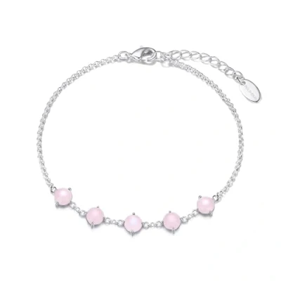 Image of Philip Jones Rose Quartz Gemstone Bracelet